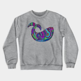 Whimsical Whale Crewneck Sweatshirt